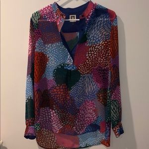 Colorful blouse sooo cute!!